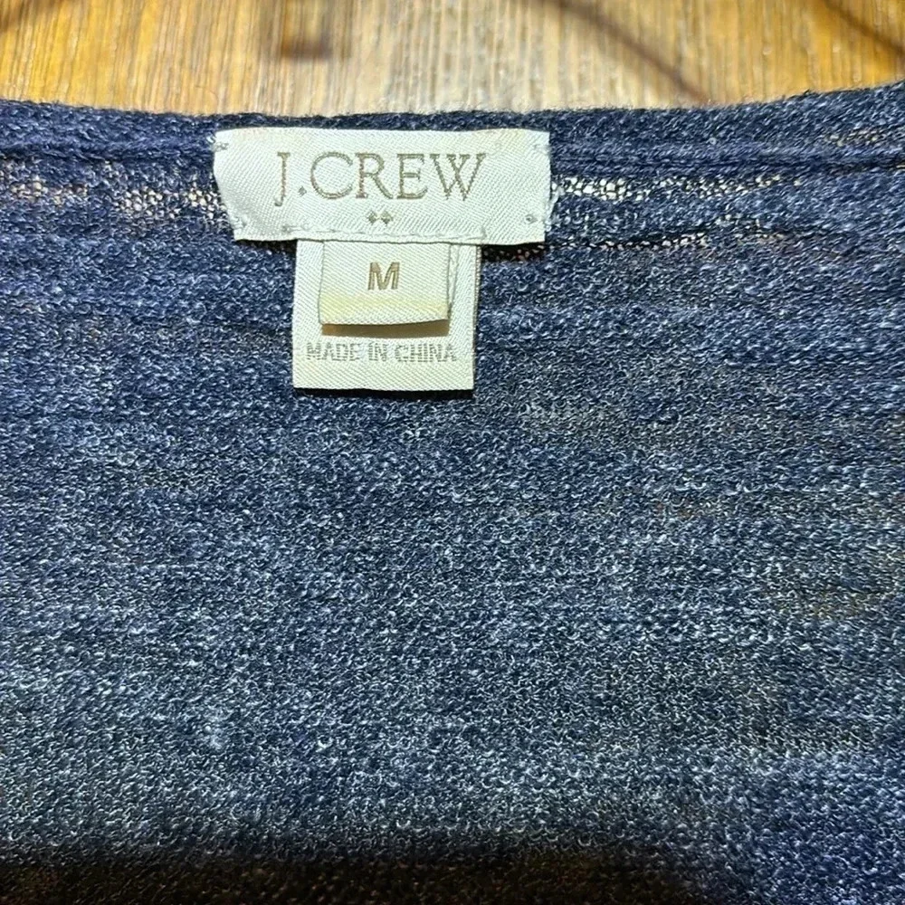 J. Crew Lightweight Navy Sweater Size M